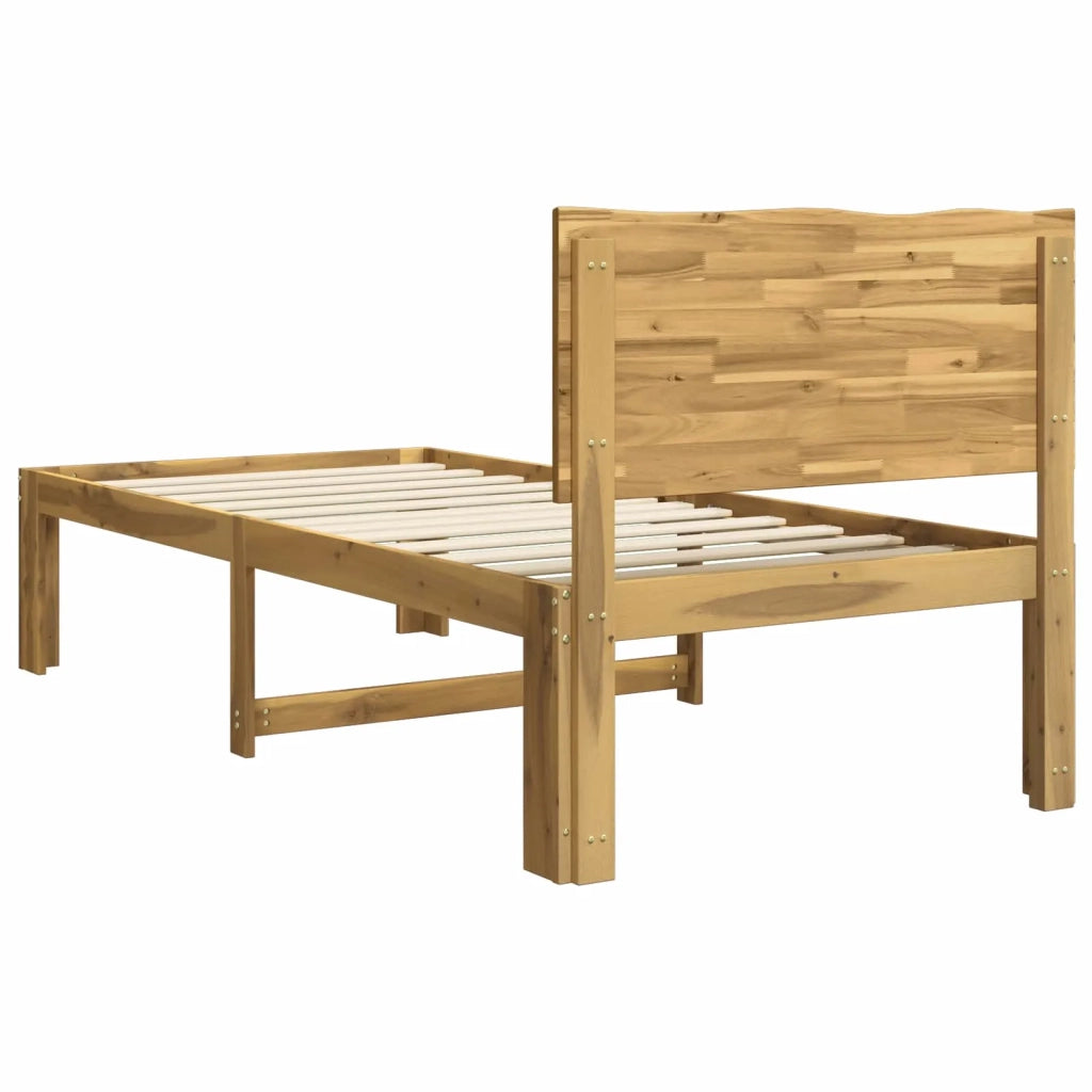Letto Singolo con Testiera ROSTOCK Bianco 75 x 190 cm 903397