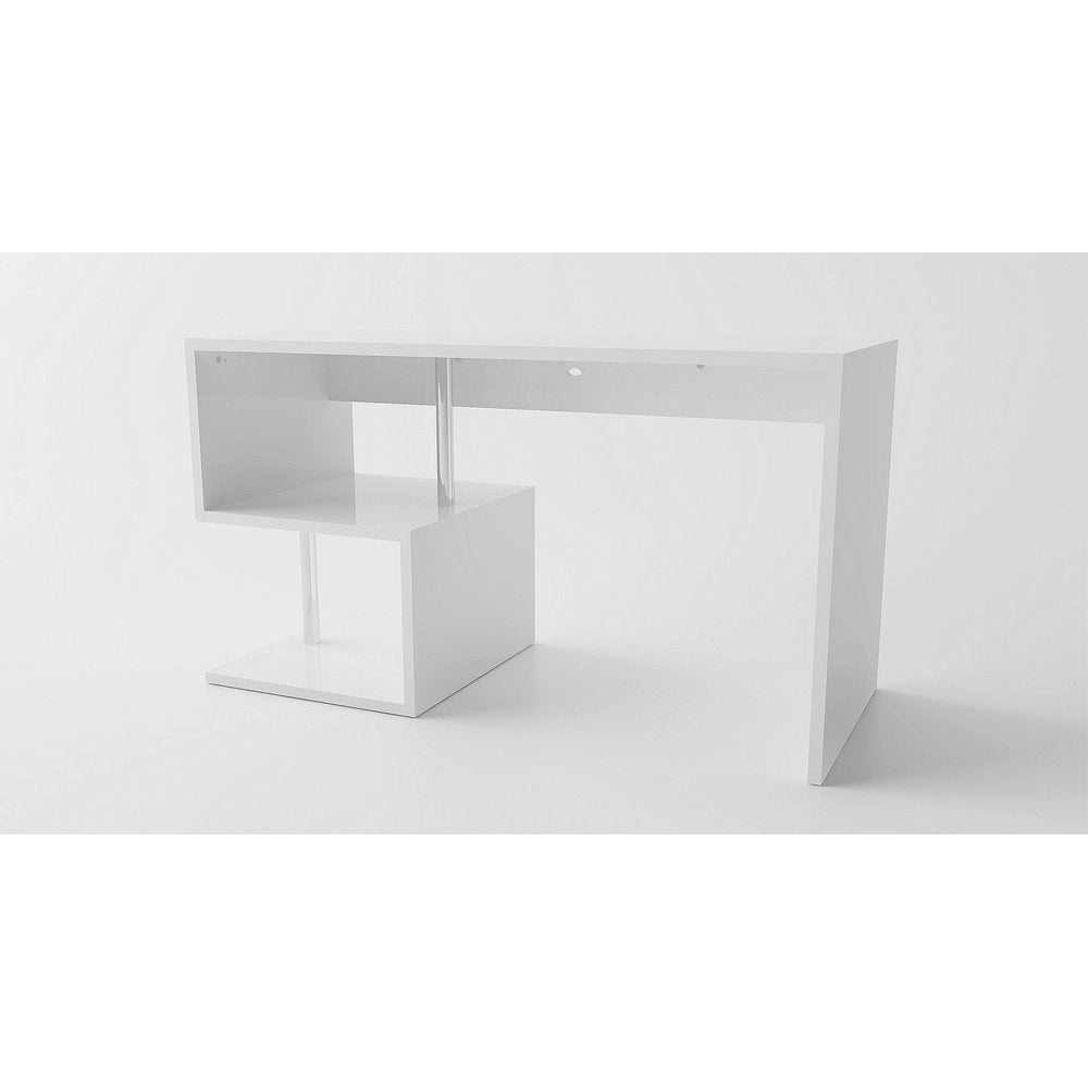 Scrivania Moderna Da Ufficio 140x60x77,5cm - HERMES