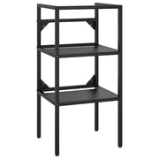 Struttura per Lavabo da Bagno-Mobile per bagno Nera 40x38x83 cm in Ferro