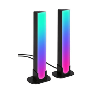 Lampada Da Tavolo Moderna Frameless Plastica Nero Led Integrato 24W