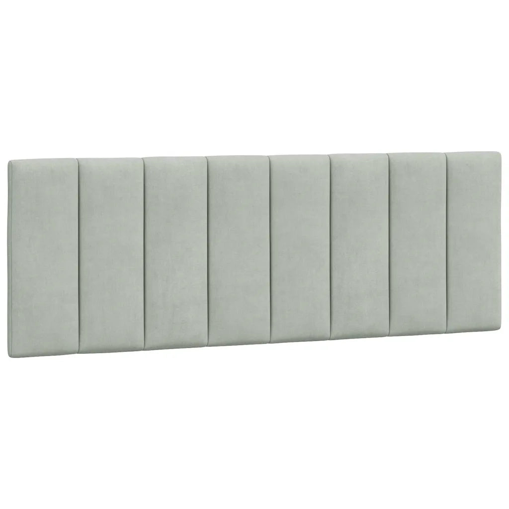 Giroletto senza Materasso Hanko Grigio Chiaro 140x190 cm Velluto 3207843