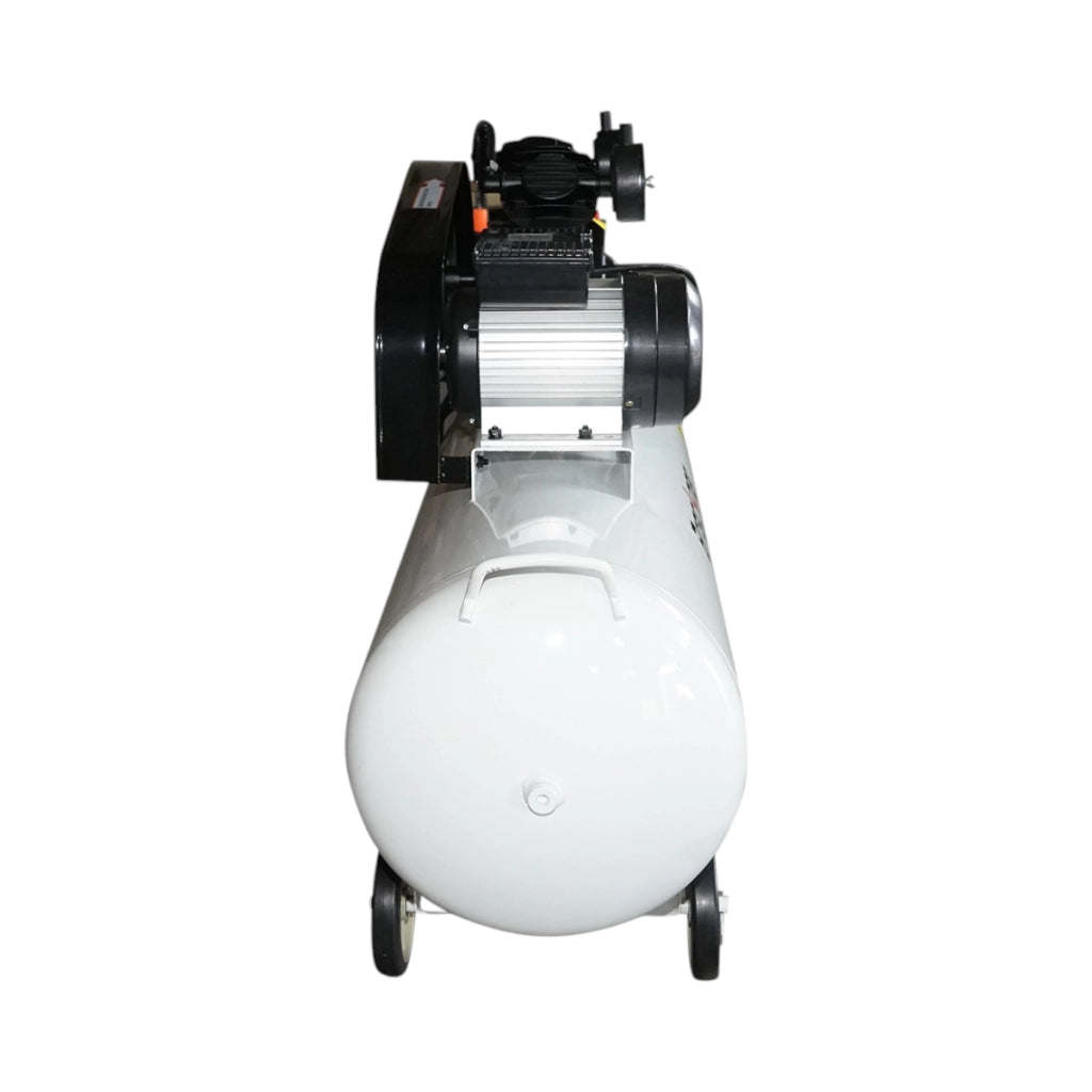 Compressore d'aria a cinghia da 200 litri, motore a V a 2 cilindri da 2,2 kW/3 CV, pressione massima 8 bar, volume di aspirazione dell'aria 325 l/min Breckner Germany