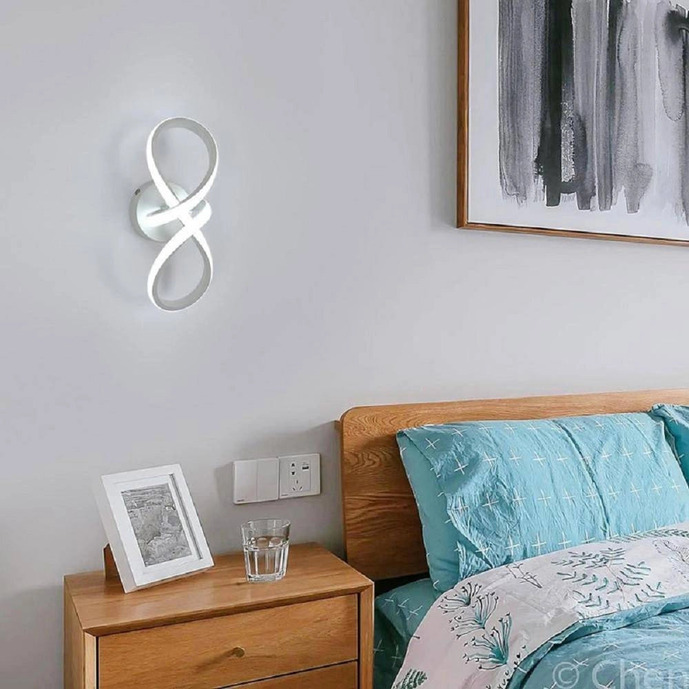 Trade Shop - Applique Moderno Intrecciato A Led 13 W Da Parete 3 Colorazione Di Luce Aq30-3c -
