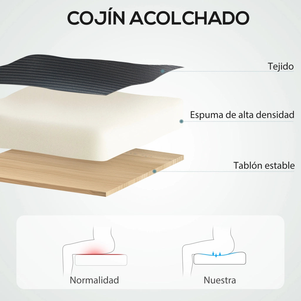 Sedia da ufficio in rete ¨C zephmum ¨C regolabile in altezza, nero