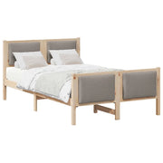 Letto matrimoniale | Letto per adulti | Struttura del letto con testiera Talpa 120 x 190 cm Tessuto