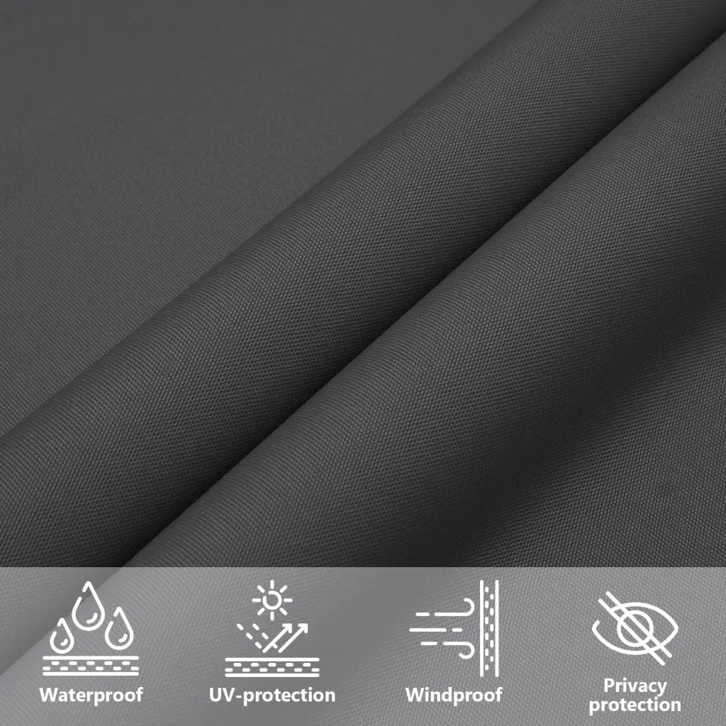 Parasole a vela | Telo Ombra | Vela da ombra Oxford Rettangolare 2x2,5 m Antracite