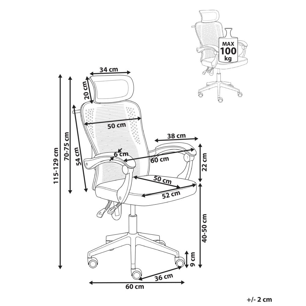 Sedia da ufficio beige in rete, base girevole, altezza regolabile, braccioli, poggiatesta, per ufficio domestico, moderna