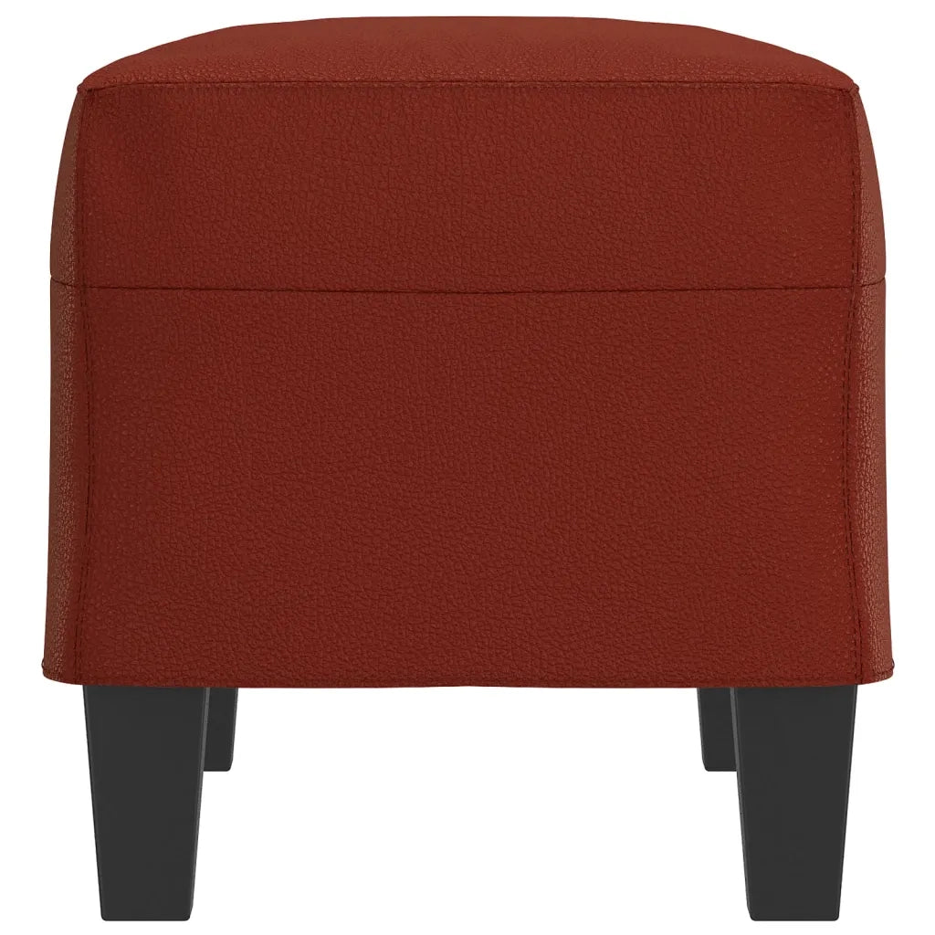 Panca Rosso Vino 70x35x41 cm in Similpelle 349443