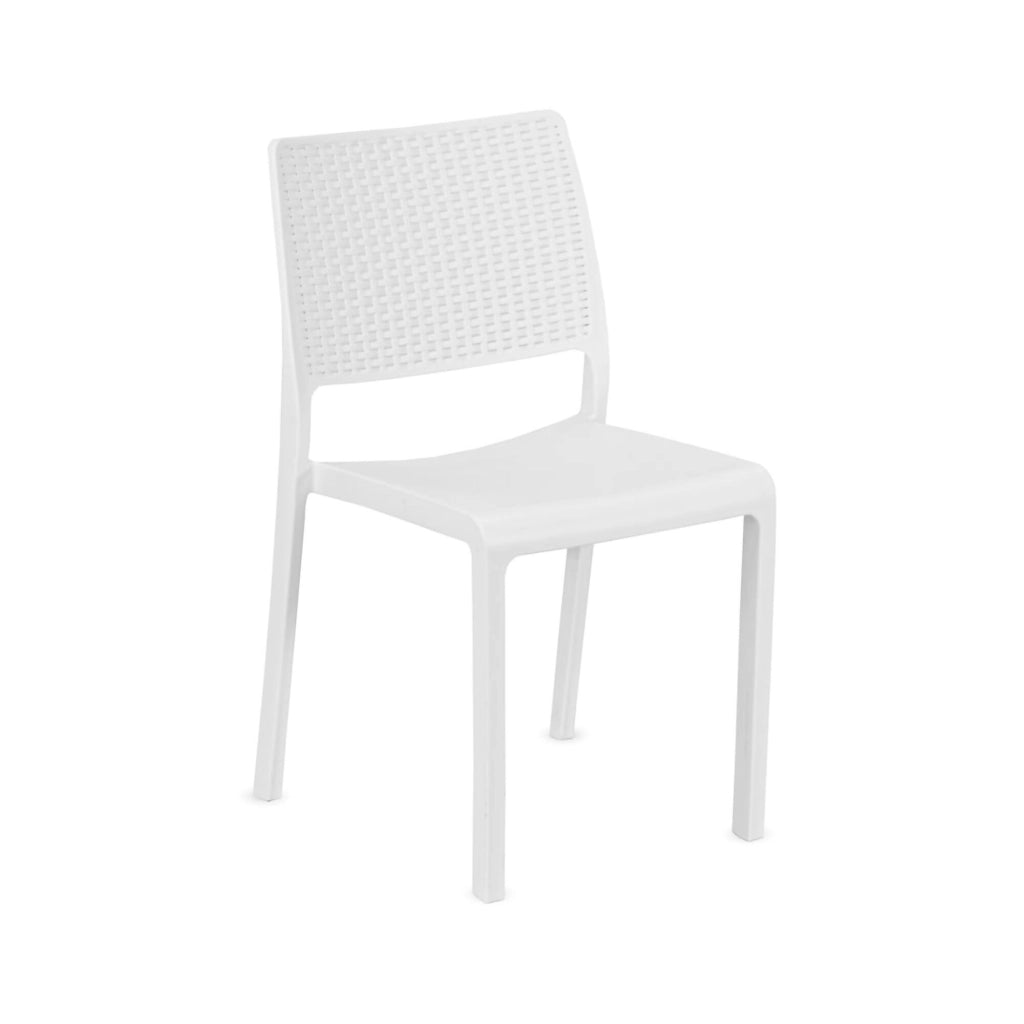 Revo, Sedia da Esterno una Sedia Made in Italy, Bianco