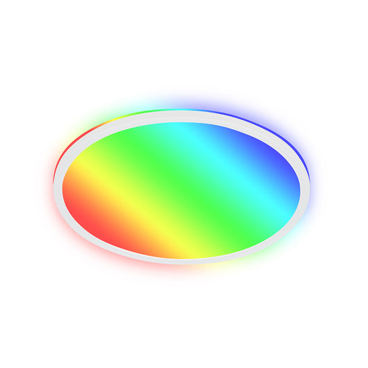 Plafoniera Moderna Slim Brilo Smart Plastica Bianco Led Integrato 22W 4000K