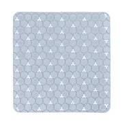 Tappeto bagno antiscivolo azzurro 54x54 cm Maia
