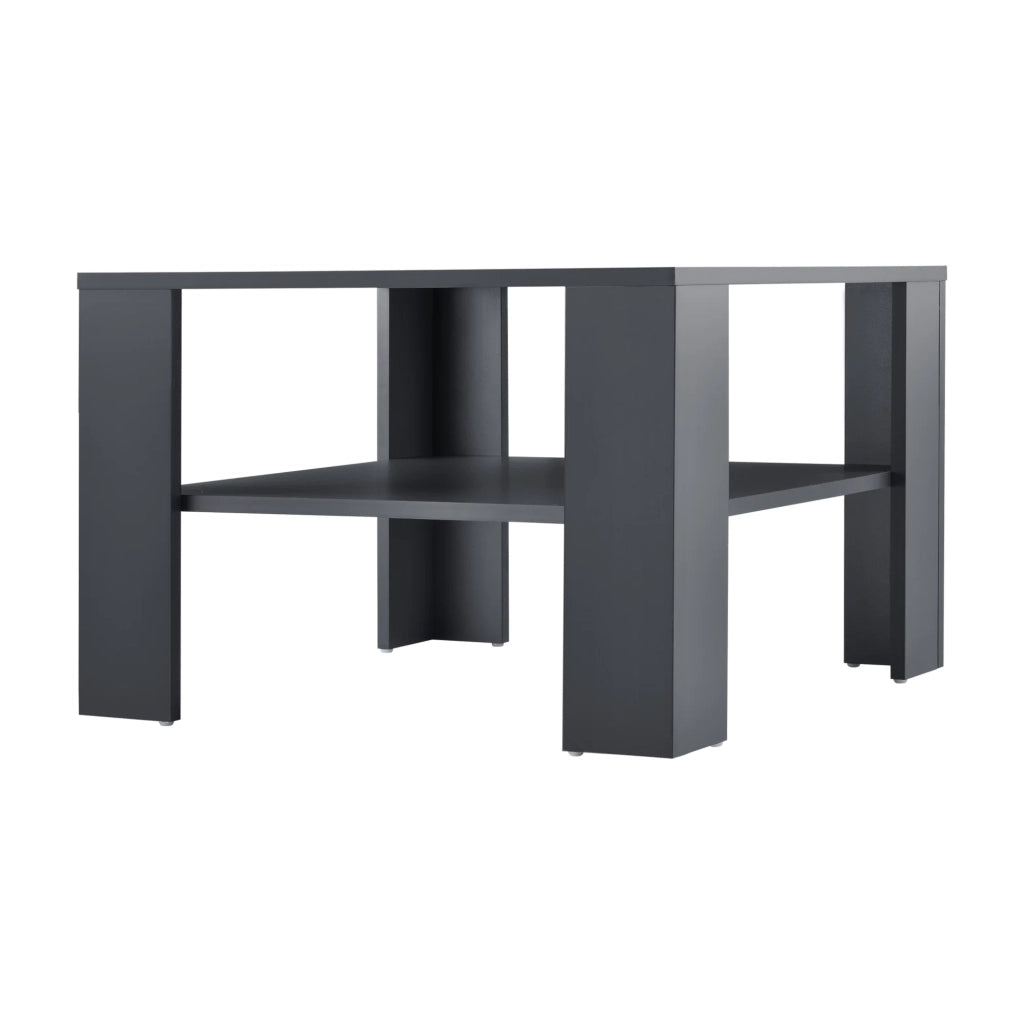 Tavolino da salotto 60 x 60 x 40 cm grigio scuro 03_0008434