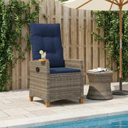 Divano Sedia-Poltrona reclinabile con tavolino polyrattan 485199