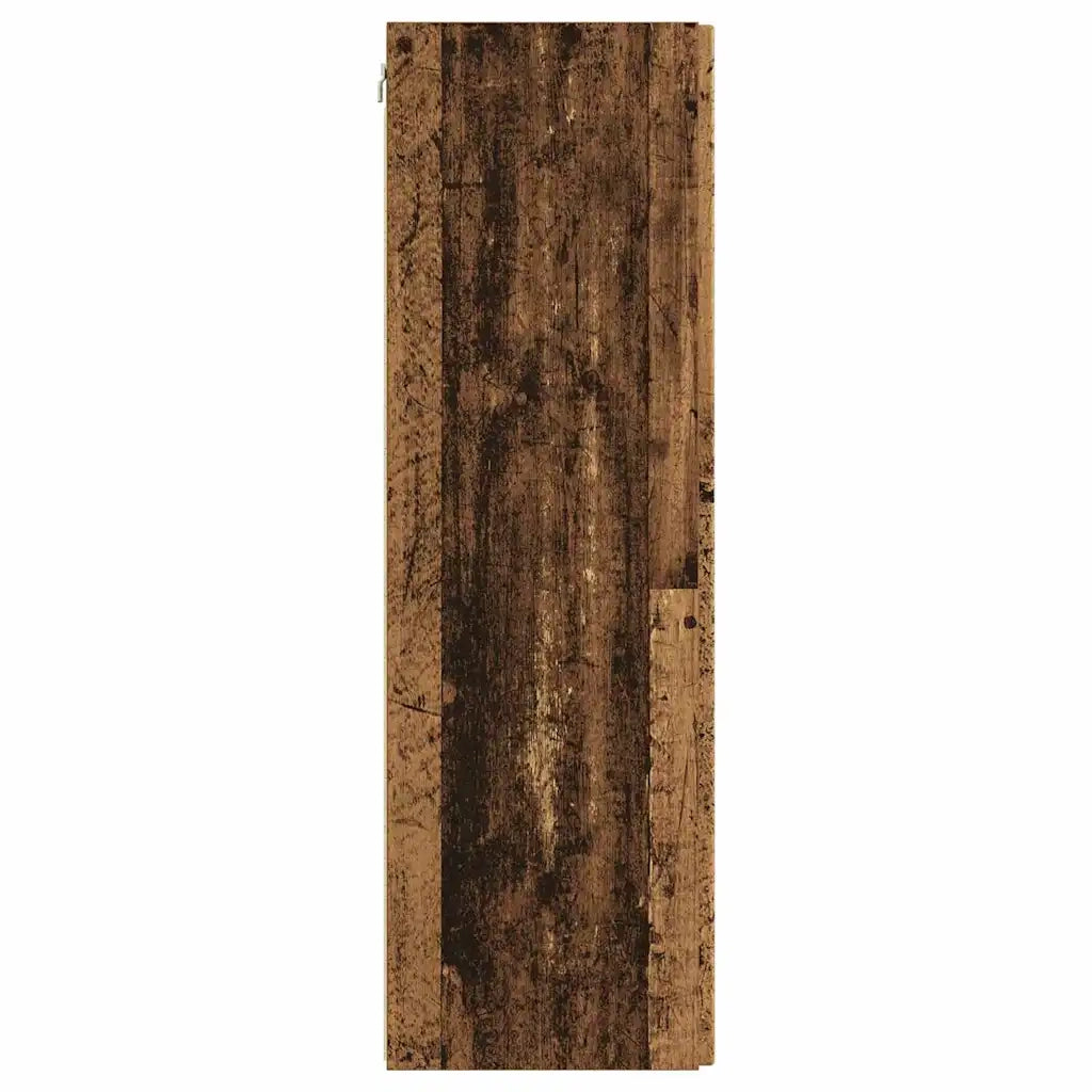 Mobile TV da parete 2 pz-Set di 2 Mobile TV a Muro-Credenza TV Legno vecchio 30 x 31 x 100 cm