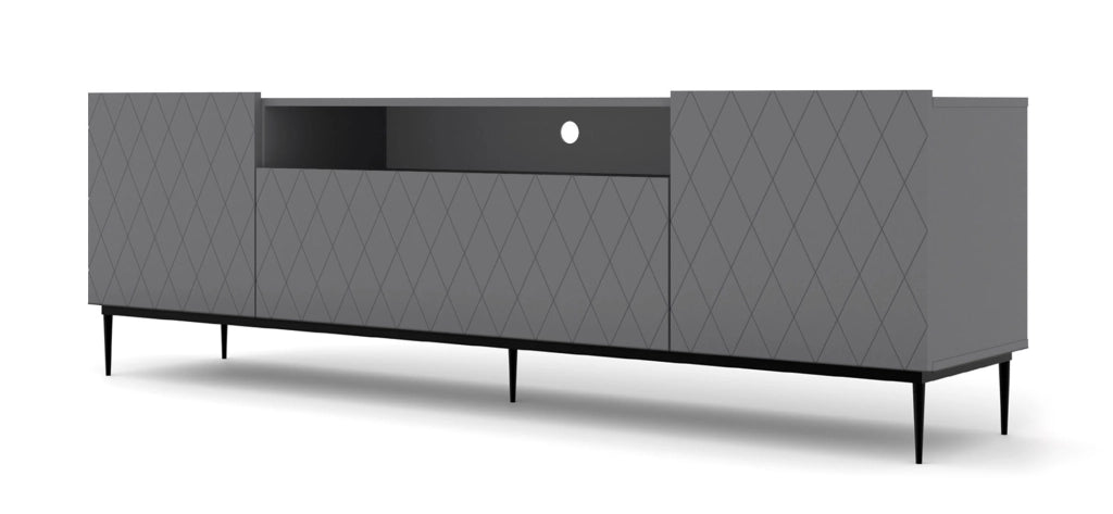 COLLEZIONE MOBILI DIUNA RTV2D1K 193 GRAFITE MAT BLACK FRAME
