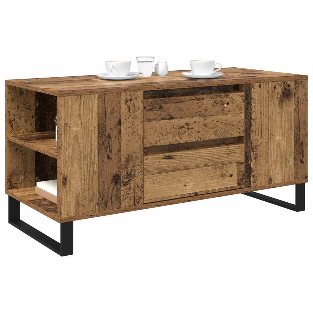 Tavolino da salotto | Tavolino da caff¨¨ | Tavolino da Soggiorno Legno vecchio 102 x 44,5 x 50 cm
