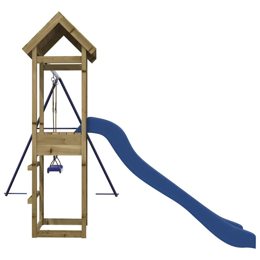 Set da Gioco da Esterno in Legno di Pino Impregnato CFW3771129