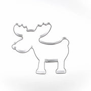 Formina per biscotti in forma di eland con stampo in acciaio inossidabile da 6,3 cm