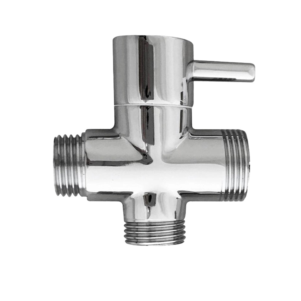 Deviatore colonna doccia ottone cromato universale cromato adattatore