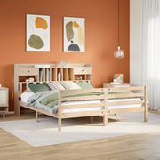 Letto Libreria senza Materasso 180x200 cm in Legno di Pino 3321944