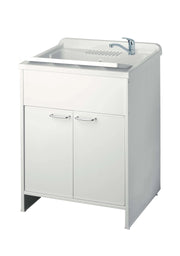 Mobile Lavatoio in PVC 60x60x85cm 2 Ante Forlani Honest Bianco
