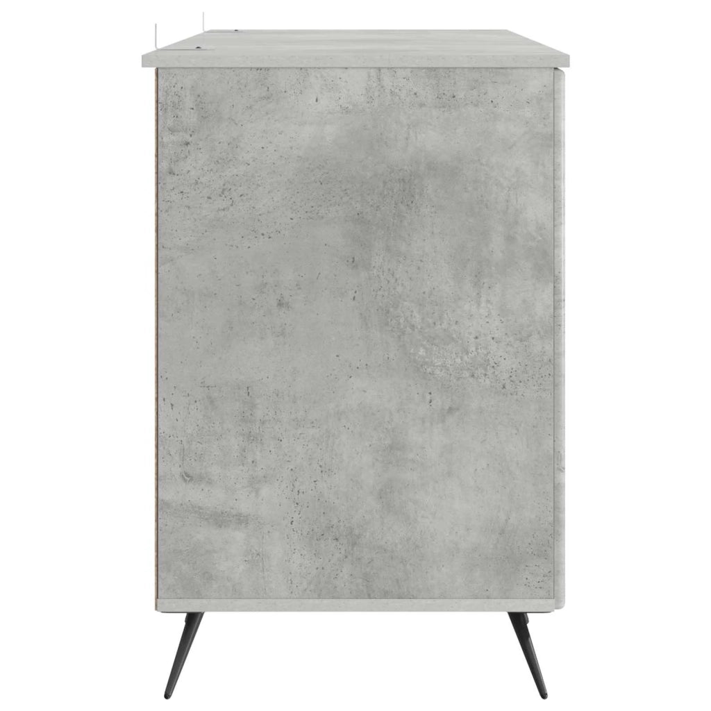 Scrivania con lo scaffale Grigio Cemento 142,5 x 50 x 75 cm 3414633