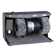 Lucidascarpe Elettrico 2-in-1 - Pulisce e Lucida Scarpe di Pelle, 120W, con 3 Spazzole e Dispenser di Lucido Ricaricabile, Ideale per Hotel e B&B, Adatto a Tutti i Tipi di Pelle