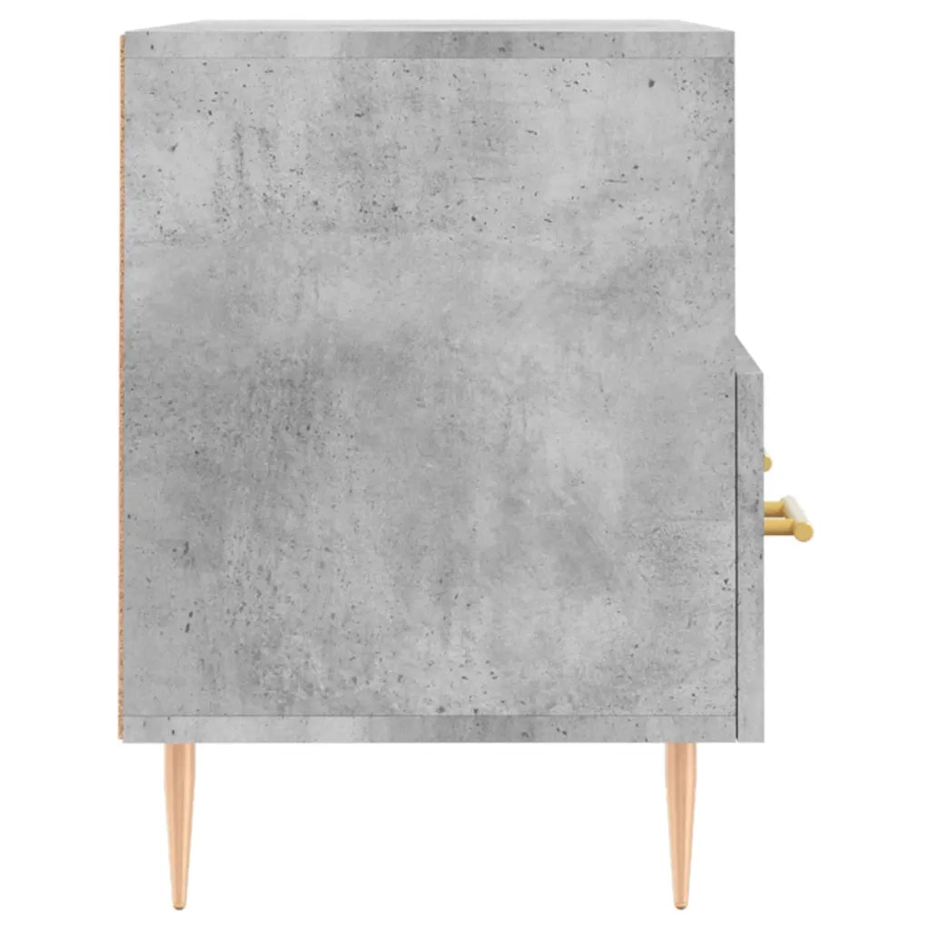 Mobile per TV Grigio Cemento 80x36x50 cm Legno Multistrato 828960