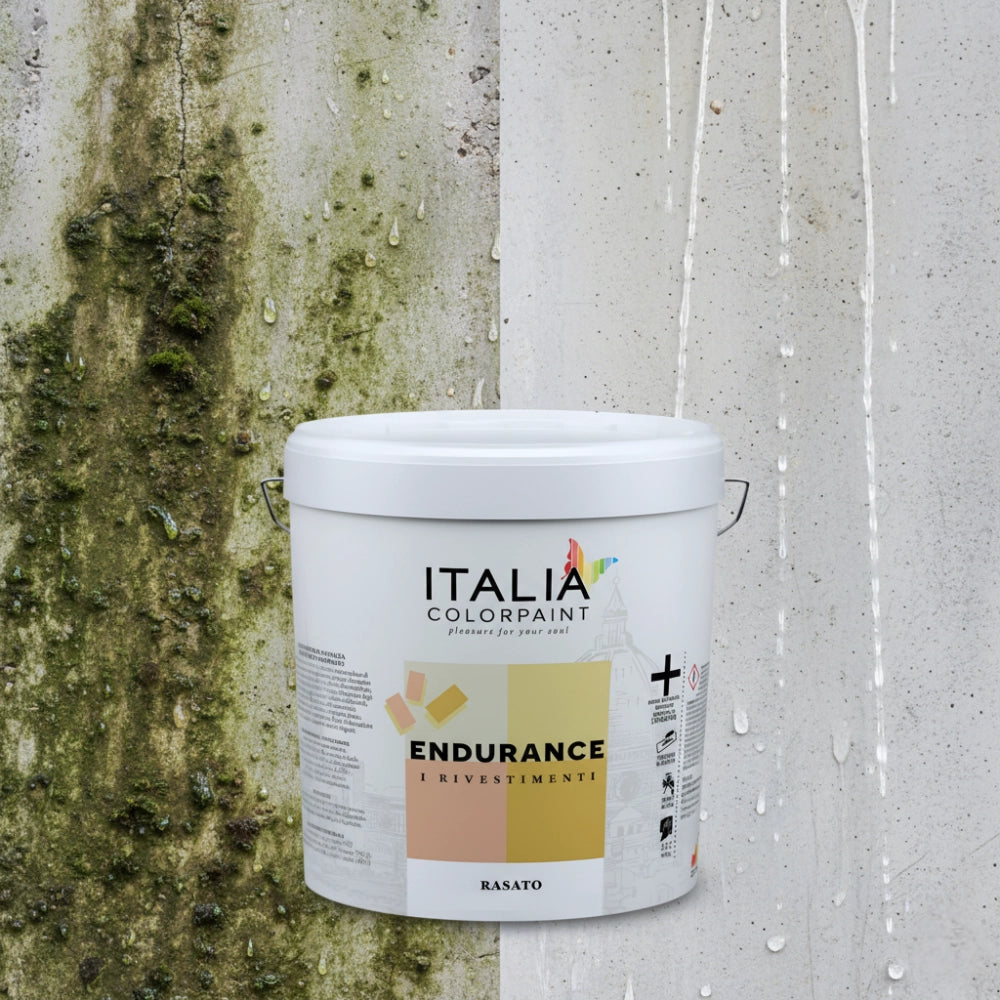 Endurance rasato acrilico 0,7 rivestimento spatolato antialga *** formato 8 kg, confezione 1