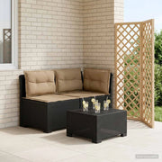 Divano da Giardino a 2 Posti con Cuscini Aspetto Rattan 2 posto 8011942
