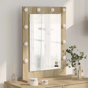 Specchio da Vanità Rettangolare Rovere Sonoma 70 x 50 x 18 cm 868335