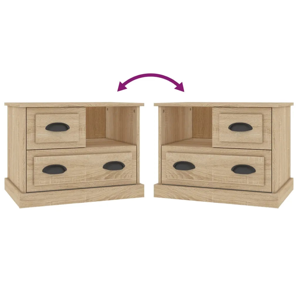 Comodino | Armadio da Notte | Mobiletto da notte Rovere Sonoma 60x39x45 cm