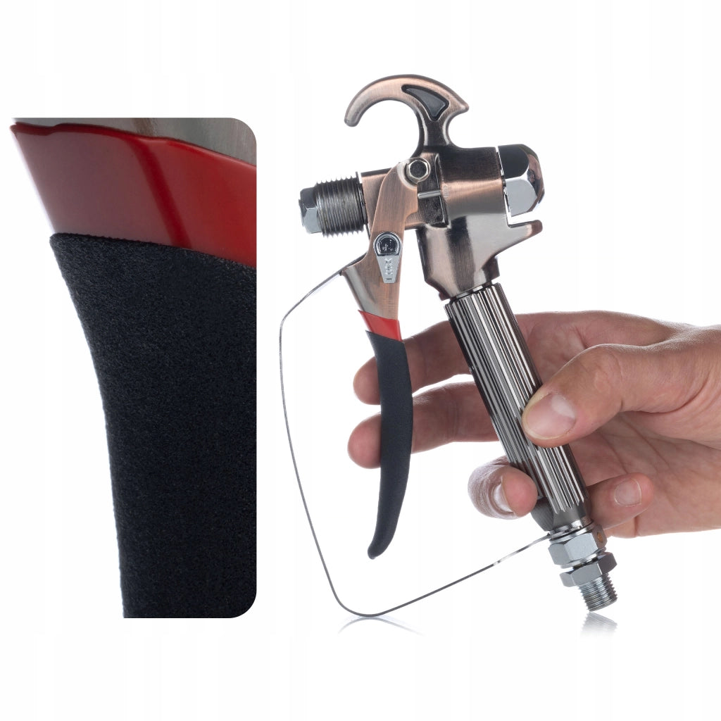 Pistola a Spruzzo Rosfix TurboJet TJ1 Set – Qualità Professionale, Ergonomico, Compatibile con Graco, Wagner, Titan