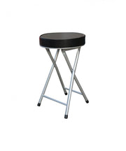 SET 6 SGABELLO PIEGHEVOLE MONOCOLORE NERO OGD