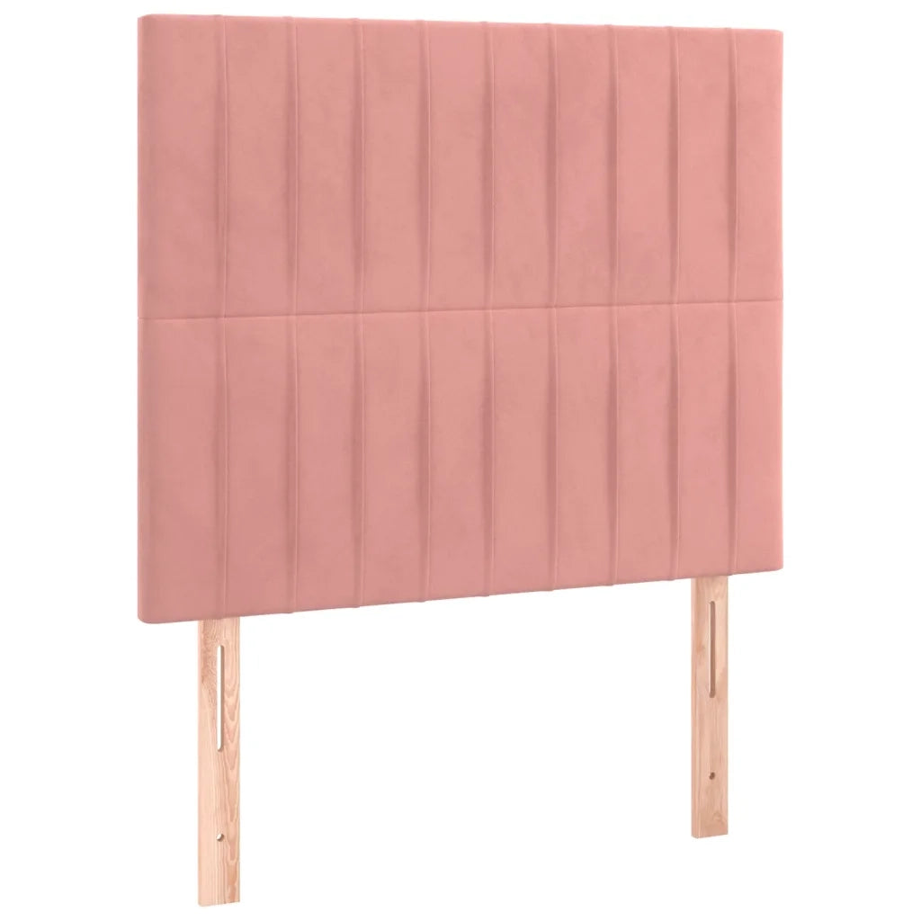Giroletto con Testiera Rosa 120x200 cm in Velluto cod mxl 60379