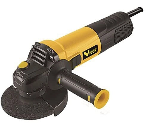 Vigor 9022713 VSM115-125-EC Smerigliatrice Angolare 1300 W Velocita' Variabile 2800-11000 rpm Disco 125 mm Attacco M14