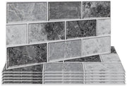 Tegelstickers Selfadesivi 30x15 cm - 24 Pezzi - Imprimiti - Resistono all'Acqua - Resistono alle Marcature - Per Bagno/Cucina - Materiale PET - Tegole per Parete
