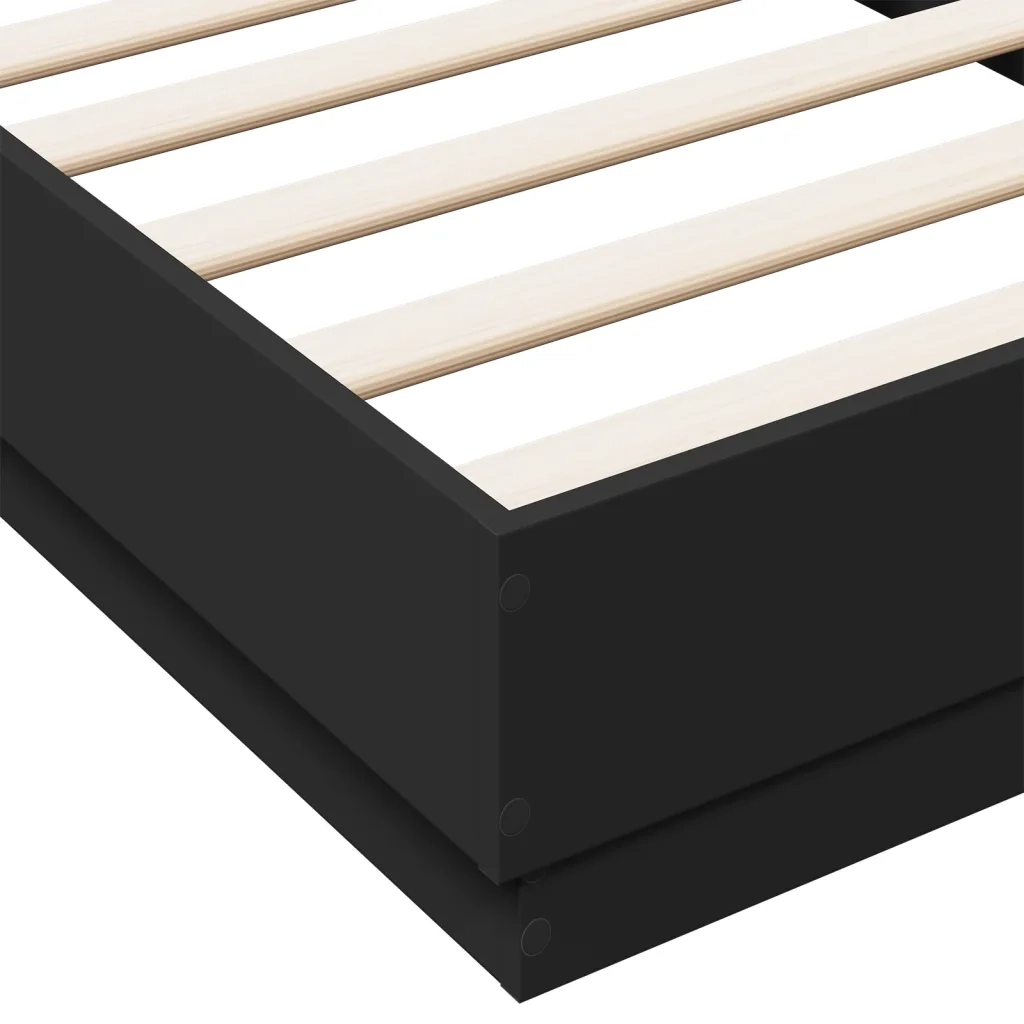 Giroletto Nero 75x190 cm in Legno Multistrato 839638