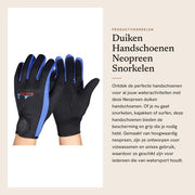 Guanti da nuoto in neoprene - adatti per snorkeling, kayak e surf - sport acquatici - leggeri e confortevoli - guanti da nuoto per sport acquatici