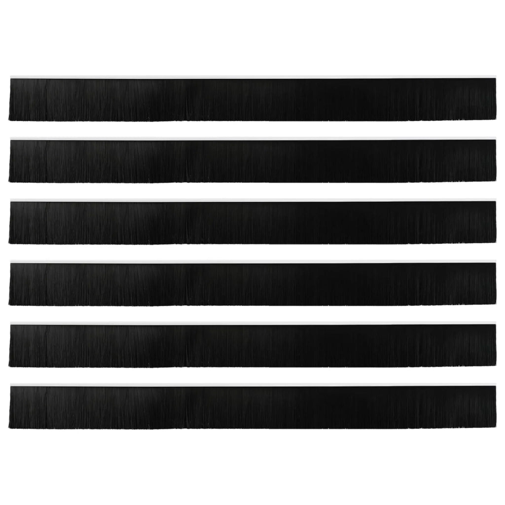 Spazzole per porte autoadesive 6 pz Bianco 100 cm CFW4815965