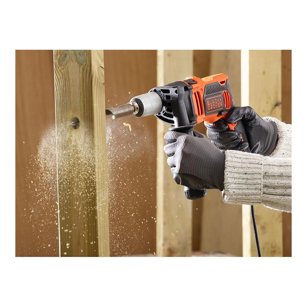 Trapano a Percussione Black Decker BEH850K Qs 850 w