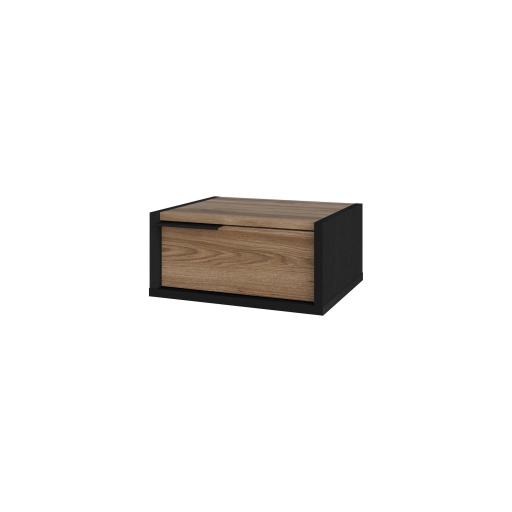 Comodino in legno "Eco" - 40 x 30 x 19 cm - Marrone