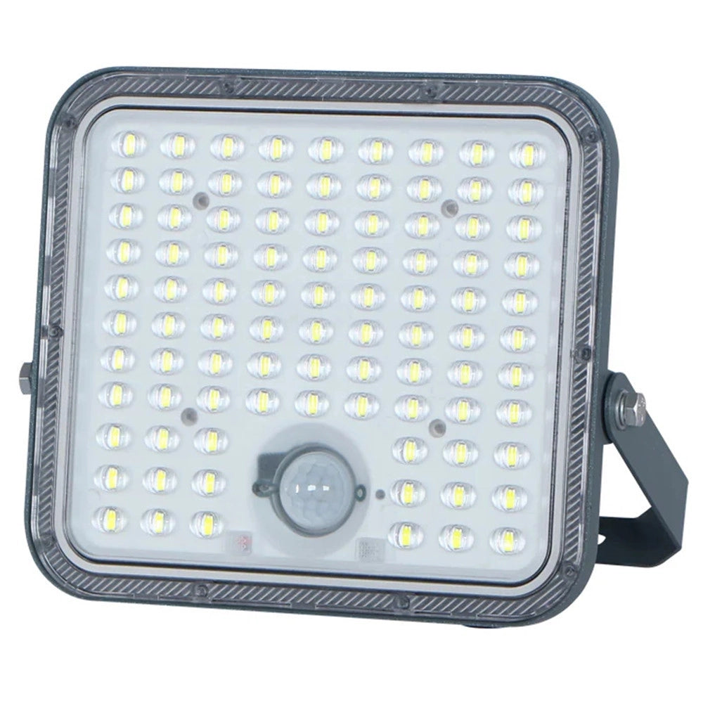 Trade Shop - Faretto Faro Con Pannello Solare 420w 4200lm Con Sensore Pir Ip65 Luce 6500k Tk-n420-f -