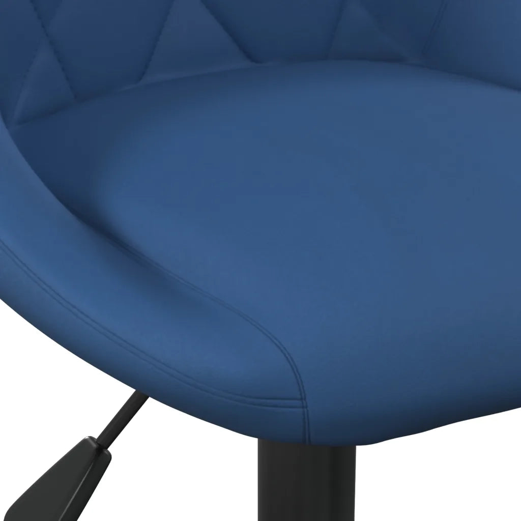 Sgabello da Bar Blu in Velluto 335342