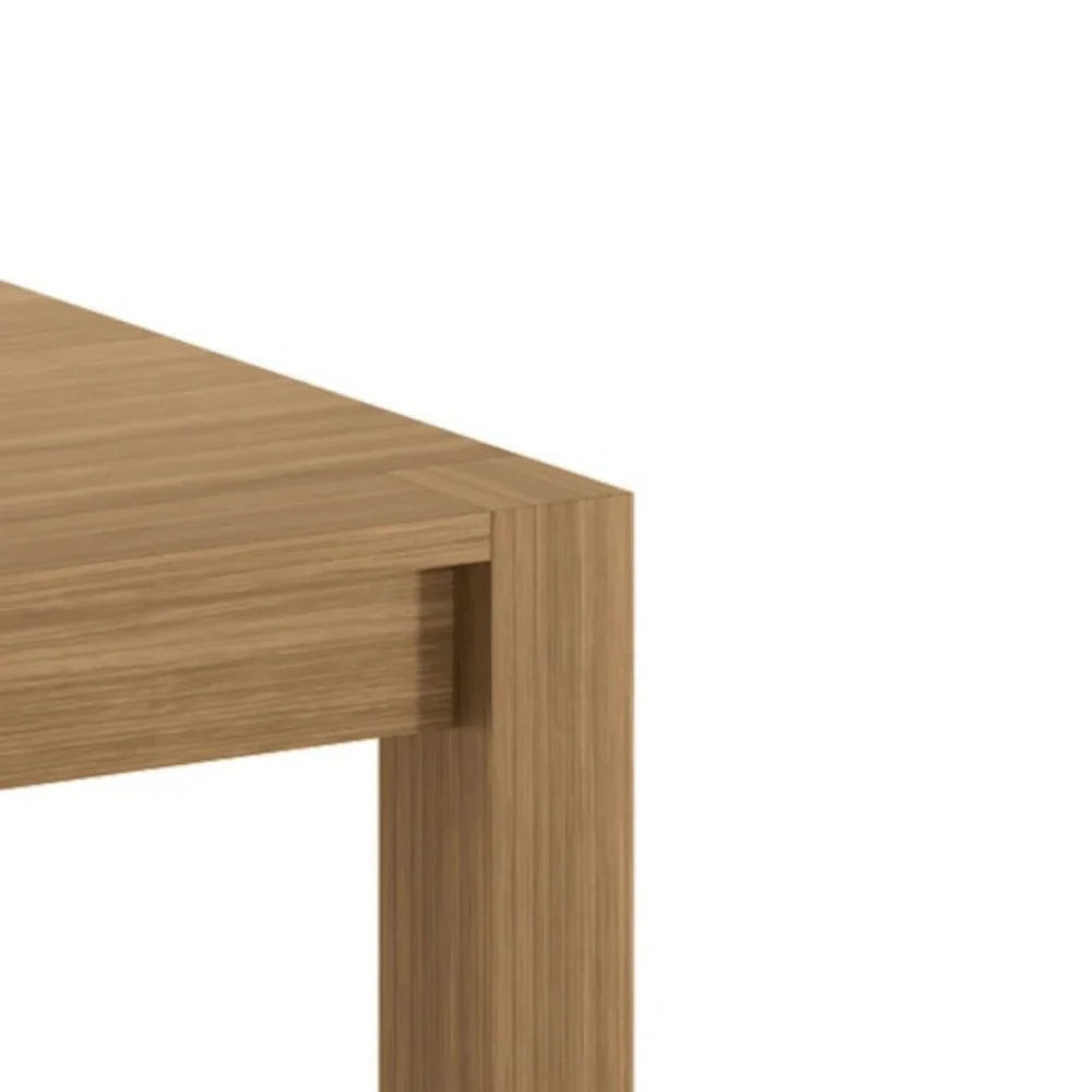 Tavolo da pranzo allungabile in legno impiallacciato rovere naturale Camden 140-190x80 cm fino a 8 posti Made in Italy | Duzzle