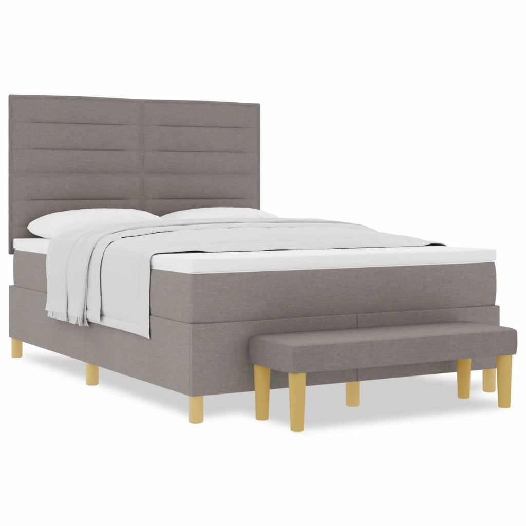 Letto a molle con materasso Talpa 140 x 200 cm Tessuto