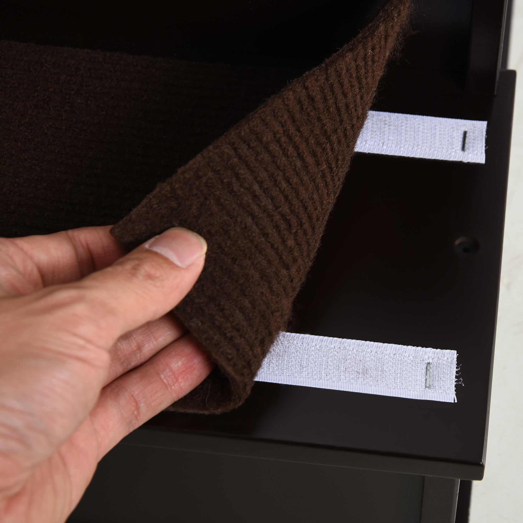 Scaletta per Cani e Gatti a 4 Scalini 40x59x54,2 cm con Cuscini in Peluche Rimovibili Marrone