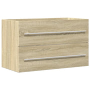 Mobile Lavabo | Armadio Lavabo Legno Antico 80x38,5x48 cm in Legno Multistrato