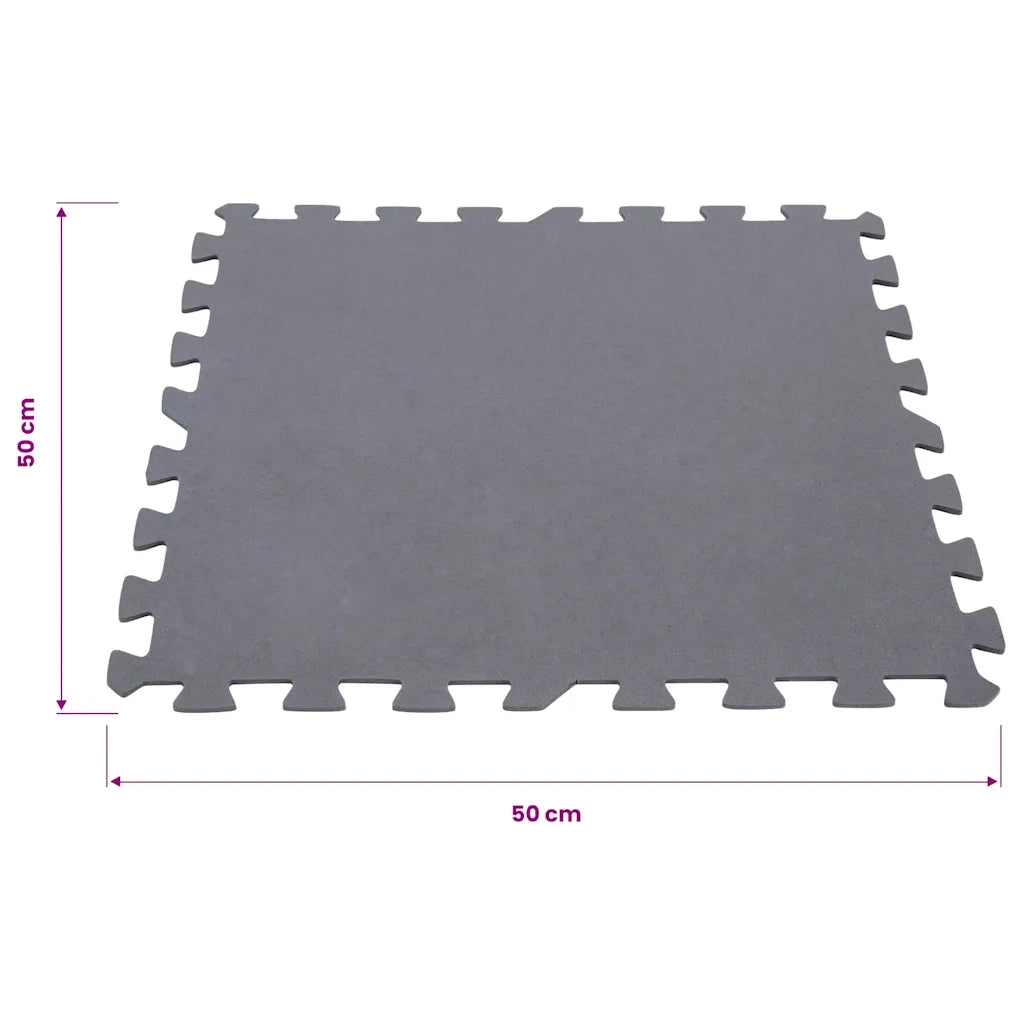 INTEX Protezione Pavimento Morbida ad Incastro 8 pz 50x50x0,5 cm 1,9m² 92557