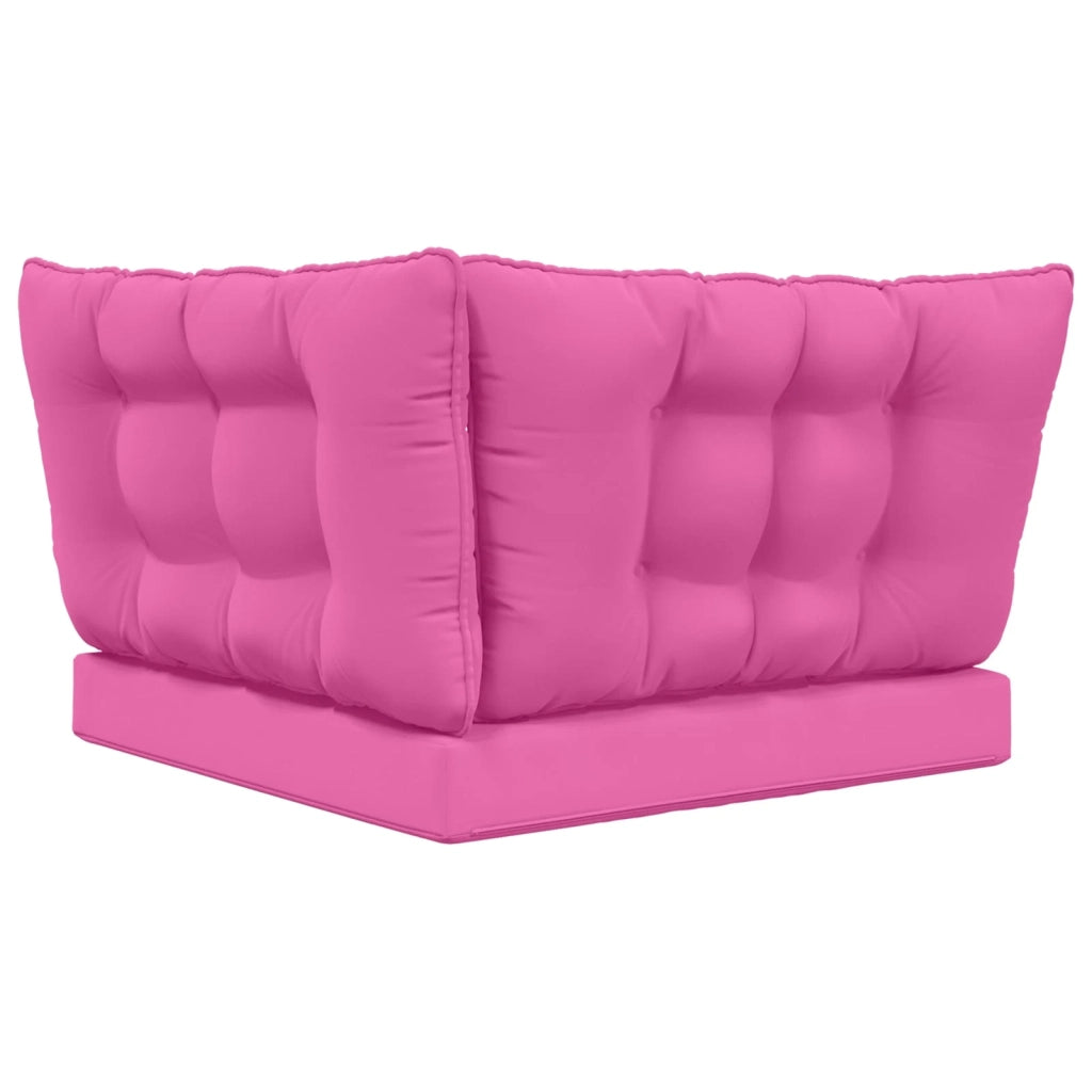 Cuscino per divano da esterno 3 pcs Rosa Poliestere